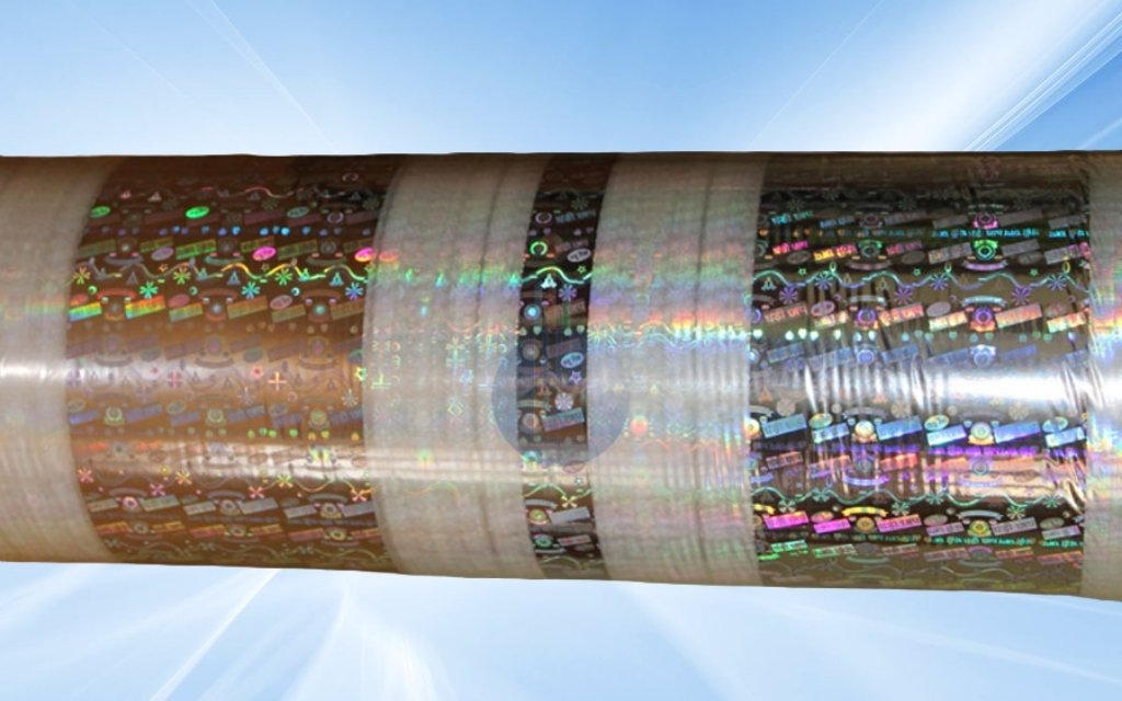 Window metallized Holographic films